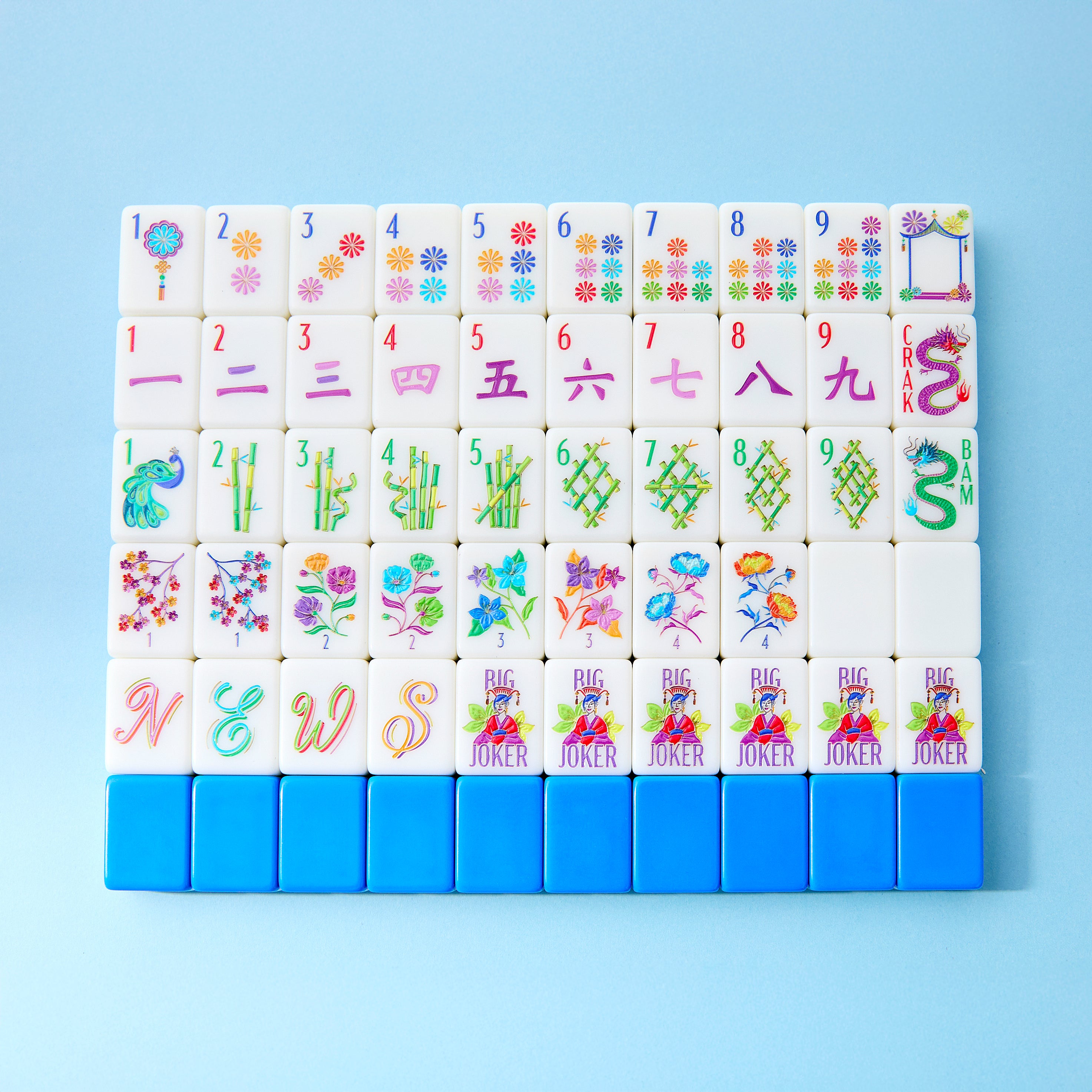 Blossom Mahjong Tiles